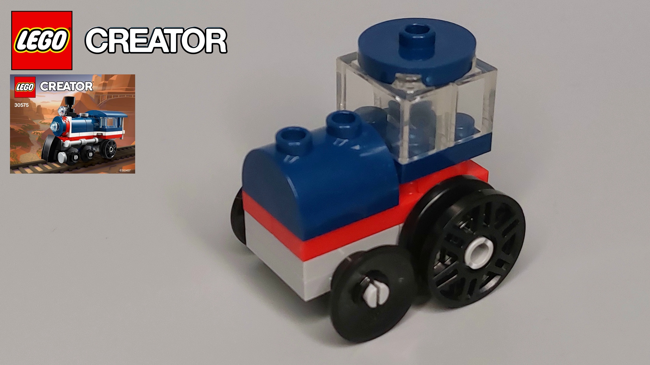 Лего Самоделки - Паровоз из Lego Creator (30575) #2 смотреть онлайн