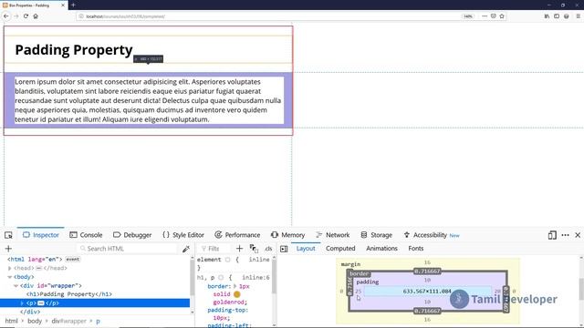 CSS Padding Properties Explained in Tamil смотреть онлайн
