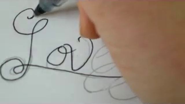 How To Draw LOVE Letters With A Heart 7 смотреть онлайн