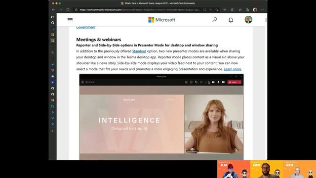 Show 41 - Part 1: Github codespaces, Teams scenes and getting back into the swing of things смотреть онлайн