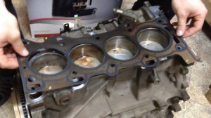 мазда 3  сборка ГБЦ и блока