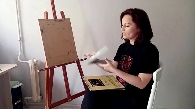 Как закрепить бумагу на планшете. Урок. смотреть онлайн