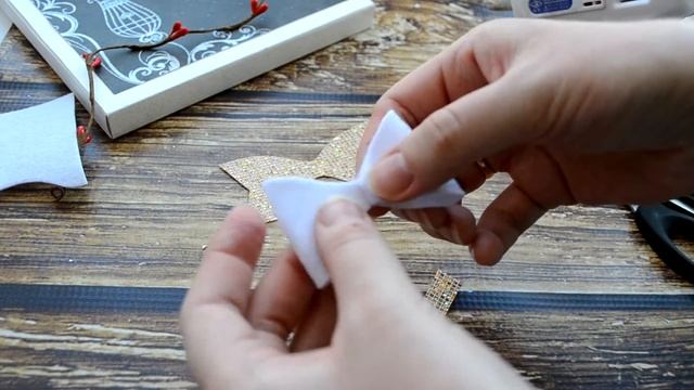 МАСТЕР КЛАСС Бантики из фетра и кожи смотреть онлайн