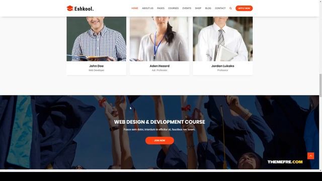 Maria - Education WordPress Theme смотреть онлайн