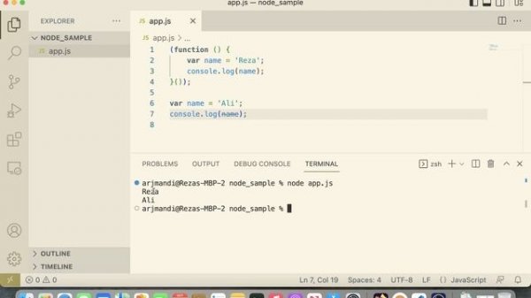 Learn Node.js - Part 15 - Immediately Invoked Function Expressions (IIFEs)