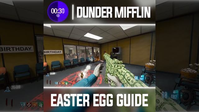 60 Second Guides | "DUNDER MIFFLIN" EASTER EGG GUIDE! (BO3 CUSTOM ZOMBIES) смотреть онлайн