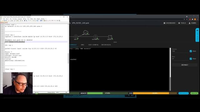 CML2 Lab - ASAv Packet Capture & Packet Tracer смотреть онлайн