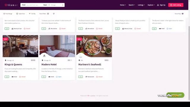 Seolhyun - Modern Directory Listing WordPress Theme guide map смотреть онлайн