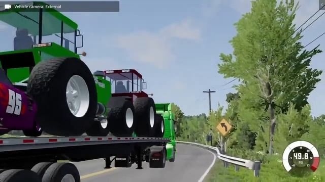 CHEVROLET, DODGE, DACIA, AUDI, VOLKSWAGEN ALL POLICE CARS TRANSPORTING WITH TRUCKS! FS22 смотреть онлайн