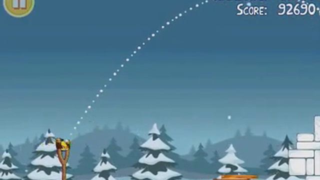 Angry Birds Seasons Christmas Level 1 8 3 Stars Walkthrough iPhone смотреть онлайн
