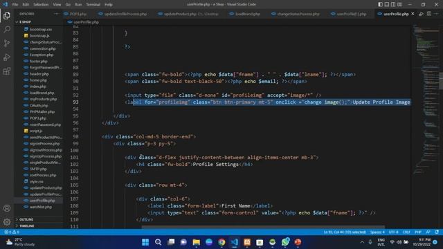 (Design a responsive user profile page using HTML,CSS,Java Script and Bootstap) смотреть онлайн