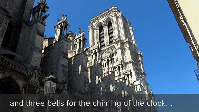 HD of Notre Dame Cathedral bells ringing in Paris смотреть онлайн