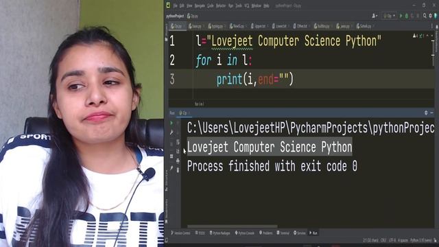PYTHON - String Manipulation | Traversing a String Using Loops | CBSE Class 11CS/IP | Lovejeet Aror смотреть онлайн