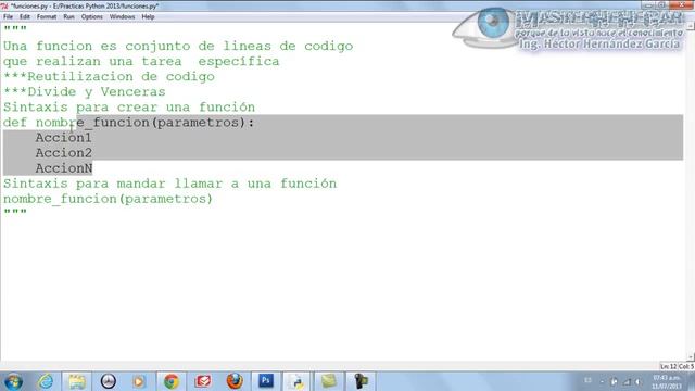 21 - Cómo Crear y llamar Funciones (Python) смотреть онлайн