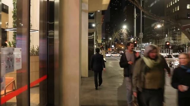 Sigma 18-35 f 1.8 night test (Melbourne)/Ночная прогулка по Мельбурну дороге домой. смотреть онлайн
