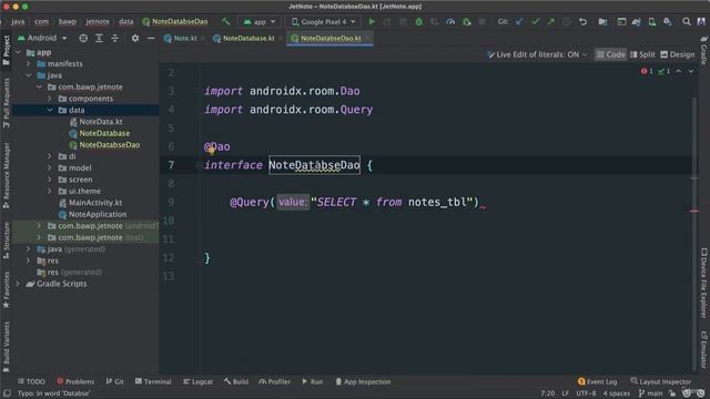 130 - Note App Improvements - Creating a Room Database Class and DAO смотреть онлайн