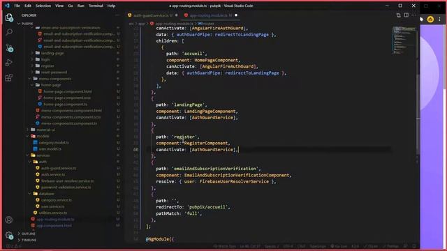 Auth guard in Angular with AngularFireAuthGuard смотреть онлайн