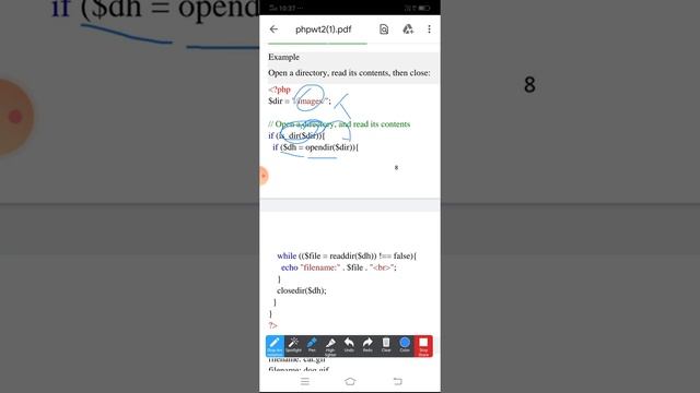 Php directories open close is_dirchecking ,fread смотреть онлайн