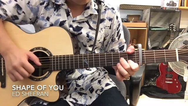Ed Sheeran-Shape of You ( finger style cover ) смотреть онлайн