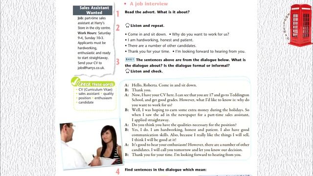 Excel 8 grade Module 9d p. 106 A job interview смотреть онлайн