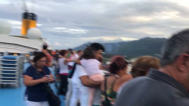 Круиз по Индийскому океану."Коста" покидает "Викторию"-столицу Сейшел.Ноябрь2019 смотреть онлайн