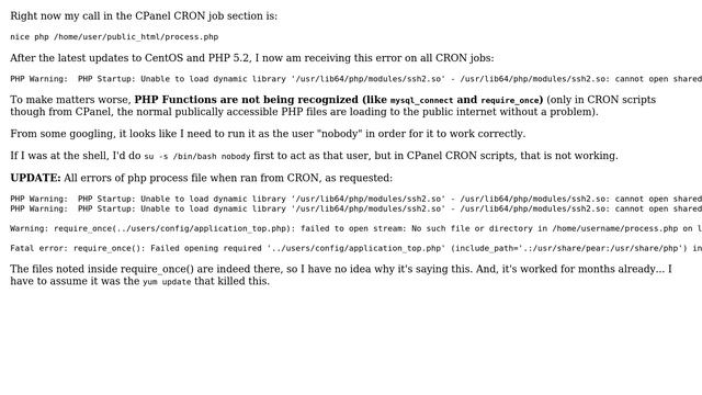DevOps & SysAdmins: Need to run cron jobs in cpanel as a specific user - permission problems смотреть онлайн