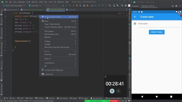 Lecture 15 - Flutter local database (SQLite) смотреть онлайн