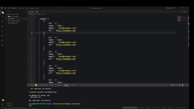 How to create Fake API json -server | Bangla | - Arif Almas смотреть онлайн
