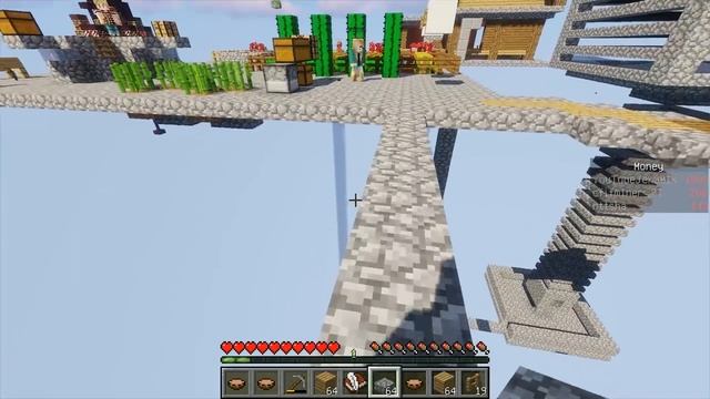 МАЙНКРАФТ ВЫЖИВАНИЕ НА ОСТРОВАХ #8 | КУПИЛИ ГЕНЕРАТОР ЗОЛОТА | SKYBLOCK в minecraft смотреть онлайн