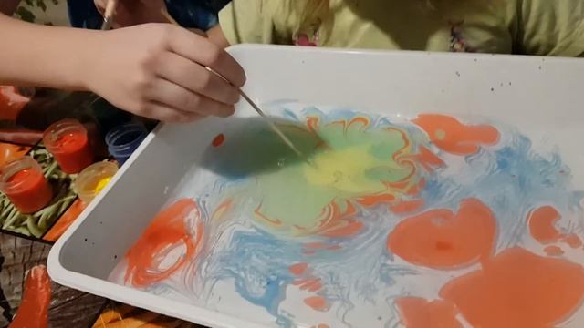 VLOG: Эбру. Ebru. Эбру - рисование на воде.