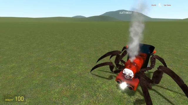 CHOO CHOO CHARLES vs CAR EATER vs TRAIN EATER vs THOMAS THE TRAIN vs BUS EATER in Garry's Mod! смотреть онлайн
