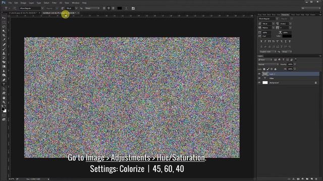 How to Make Gold Glitter Text Font in Photoshop CC - Typography Tutorial смотреть онлайн