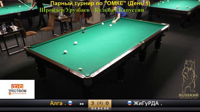 Парный турнир по "ОМКЕ" День 1 смотреть онлайн