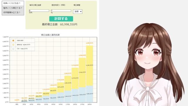 【新NISAシミュレーション】毎月5万円積立でサイドFIREは出来る？老後資金の取り崩しシュミレーションも смотреть онлайн