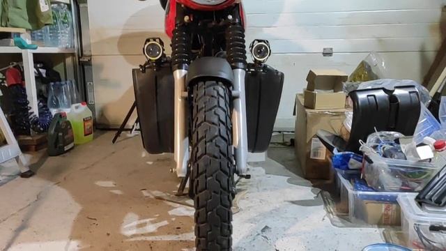 Bajaj Boxer 2X. Модификация переднего крыла. Версия 2. смотреть онлайн