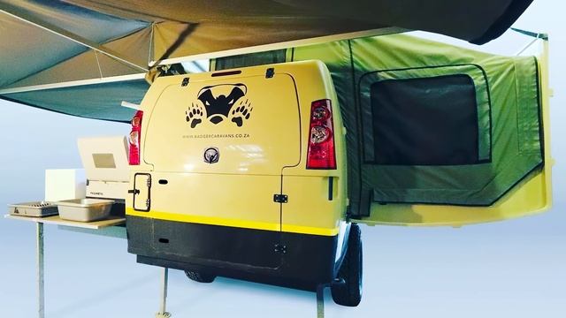BADGER CAMPER TRAILER EXPANDING ROOF BECOMES AN EXTRA ROOM смотреть онлайн