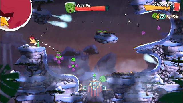 Angry Birds 2 - Cheff Pig || 3 Birds only || daily challenges || demon || Demon Divyansh. смотреть онлайн