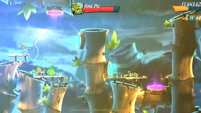 ANGRY BIRDS 2 | DAILY CHALLENGE! 11/OCT/2021 | KING PIG PANIC | GAMEPLAY WALKTHROUGH смотреть онлайн