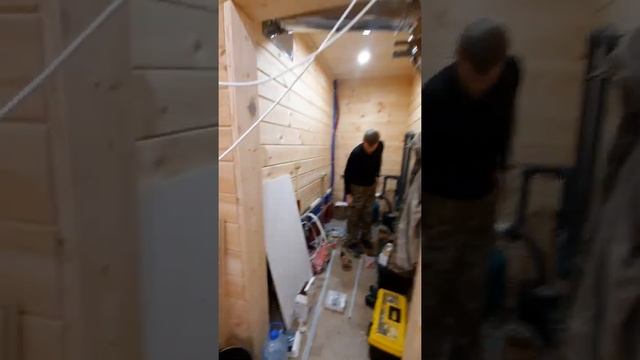 Обзор дома из клееного бруса ч2