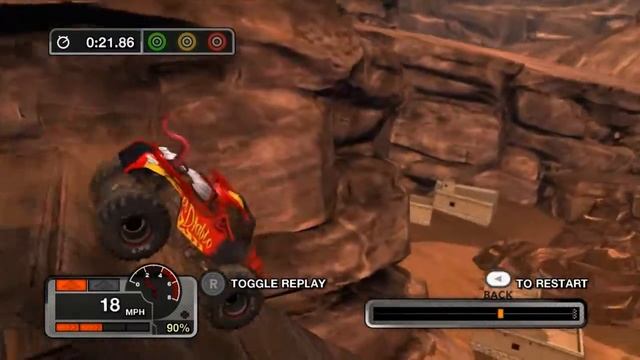 Monster Jam Battlegrounds Desert Stunt Precision Event смотреть онлайн