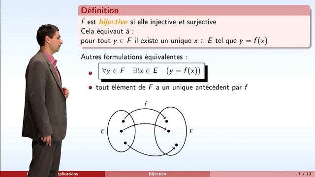 Ensembles et applications - partie 3 : injection, surjection, bijection смотреть онлайн