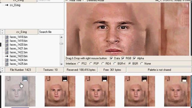 Tutorial:Pes:2008-2009 Make a face,Step 1 смотреть онлайн