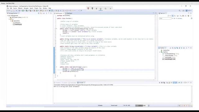 Oracle Java SE 8 Programmer I Exam Prep: Section 1, Part 1 - Defining Scope of Variables смотреть онлайн