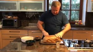 Запеченный гусь в духовке!