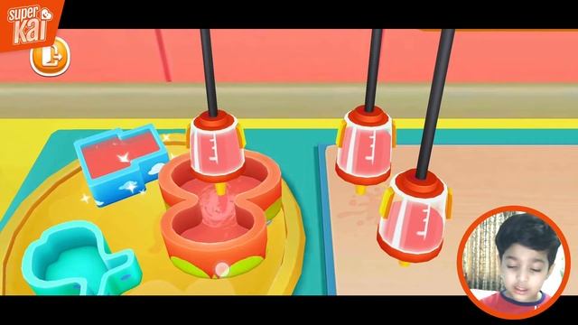 Ice-Cream Bar Factory | Game Play by Super Kairav | "Scream for Ice-cream" смотреть онлайн