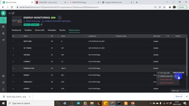TUTORIAL #4 - CARA MENAMPILKAN DATA DARI BLYNK IOT KE NODE RED смотреть онлайн