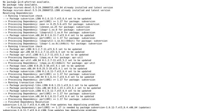 Can't install subversion over yum смотреть онлайн