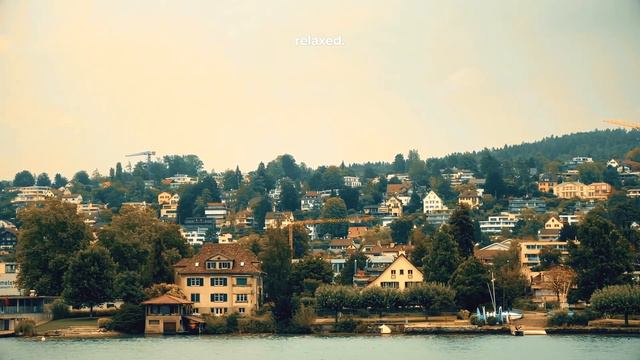 Lake Zurich | Tina Turner's House | Zurich Lake Sunset Cruise | Beautiful Swiss Lakes смотреть онлайн