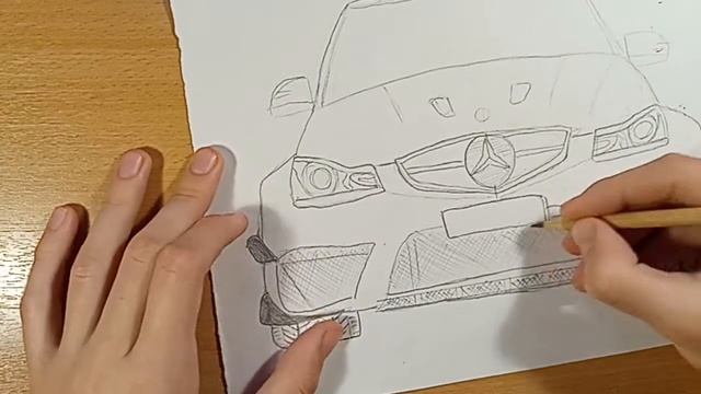 КАК НАРИСОВАТЬ МАШИНУ МЕРСЕДЕС С 63 (Mercedes-Benz C) ПОЭТАПНО смотреть онлайн