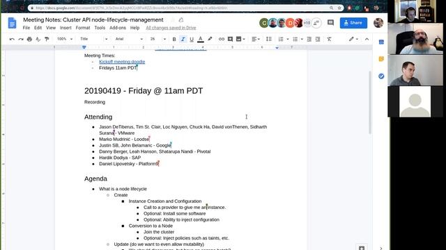 20190419 cluster api node lifecycle workstream смотреть онлайн
